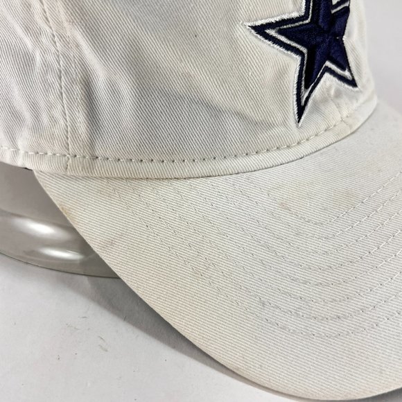 Dallas Cowboys NFL Strap Back Cap Hat Reebok Navy White Football Adult Mens - Picture 9 of 16
